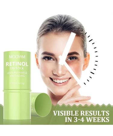 Retinol Eye Cream - Brightening Anti-Aging Eye Stick for Dark Circles & Puffiness | Under Eye Treatment for Men & Women - Buy Online on SooperMarket.com