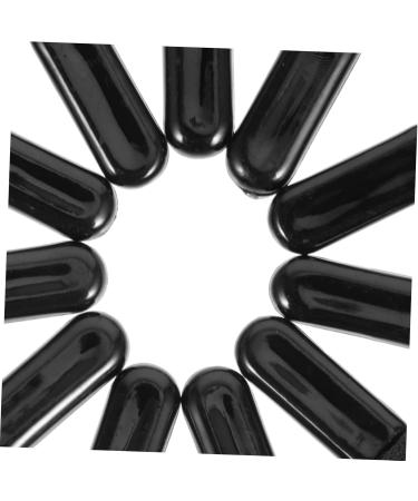 FOYTOKI 100pcs Mini Eyeshadow Swab Concealer Brush Mini Lip Brush Makeup Wand Lip Balm Black Milky Cotton - Buy Online on SooperMarket.com