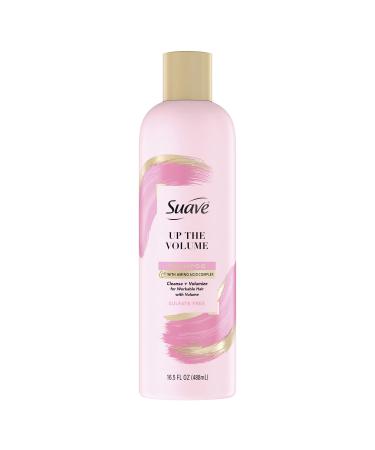 Suave Pink Up The Volume Shampoo For Volumized Hair Volumizing Sulfate Free Shampoo 16.5oz