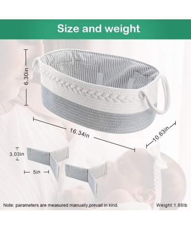 Baby Diaper Caddy Organizer - Extra Large Nursery Storage Bin with 8 Pockets and 5 Compartments - Buy Online on SooperMarket.com
