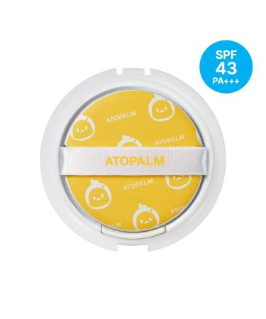REFILL ATOPALM Tok Tok Facial Sun Pact 15g SPF43 PA+++ | Zinc Sunscreen for Sensitive Skin | Dry Skin Moisturizing Sun Protection | Korean Mineral Sun Cream - Buy Online on SooperMarket.com