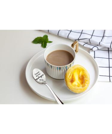 PWHINGN Peanut Butter Destroyer Engraved Stainless Steel Spoon - Birthday Gift for Peanut Butter Lovers - Great Christmas Gifts for Boys Girls Moms Dads Grandmas and Grandpas - Buy Online on SooperMarket.com