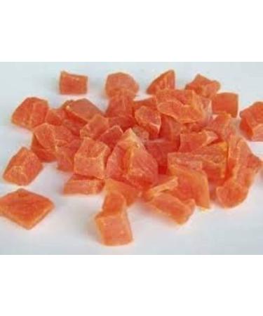 Dried Papaya Chunks (5 Lbs.) - Diced Dried Papayas Best for Snacking & Baking - Paw Paw Tree - Lightly Sugar Coated  Low Sodium  Dairy Free  Low Cholesterol  Low Fat & High Fiber Fruits - Farm Fresh Nuts Brand 5 Pound - Buy Online on SooperMarket.com