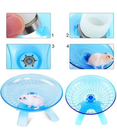 Hamster Wheel Silent Exercise Wheel Plastic Running Wheel for Hamsters Gerbils Hedgehogs and Squirrels - Buy Online on SooperMarket.com