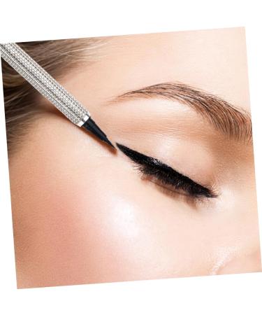 MUSISALY Liquid Eyeliner Eye Shadow Pencil Makeup Eyeliner Cosmetic Eyeliner Pen Gel Silver Pu Sticker Drill - Buy Online on SooperMarket.com