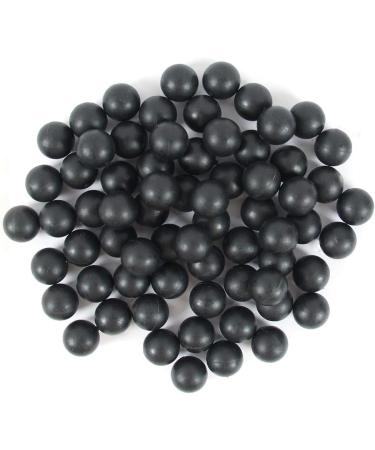 VLIKE .68 Caliber Rubber Paintballs - Soft Reusable Riot Training Balls (Black, 120 Count) - Buy Online on SooperMarket.com