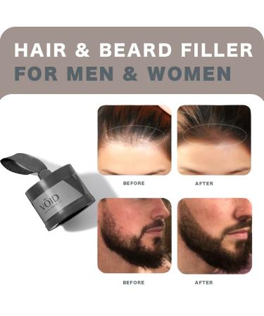 Hairline Powder (Black) - Instant Hair Concealer for Root Cover Bald Spot & Beard Filler | 48Hr Water-Resistant Solution - Buy Online on SooperMarket.com