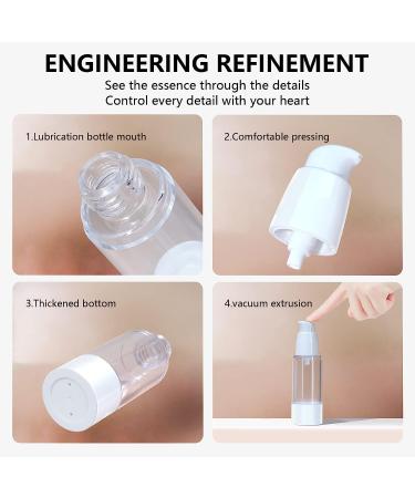 SIGOEI 13 Pack Travel Sub-Bottling Set - TSA Approved Cosmetic Containers for Lotion, Shampoo, Cream, Soap - Vacuum Pump Bottle 13 Pack - Buy Online on SooperMarket.com