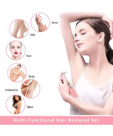 Electric Shaver Trimmer for Women - Painless Wet & Dry Body Hair Remover - USB Rechargeable Cordless Bikini Line Trimmer - Waterproof - Buy Online on SooperMarket.com