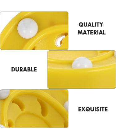 ABOOFAN Yellow Roller Hockey Puck - Inline & Street Hockey Training Equipment - International Shipping Available - Buy Online on SooperMarket.com