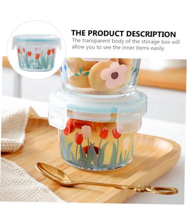 Zerodeko Practical Durable Sealed Jam Home Ml for Container Food Case Snack - Buy Online on SooperMarket.com