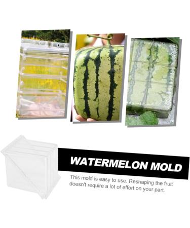 Uonlytech Watermelon Shaping Fruit Tools Pumpkin Growing Molds for Garden Vegetable Shaping Tool Watermelon Modeling Big Rod 15x15cm Transparent - Buy Online on SooperMarket.com