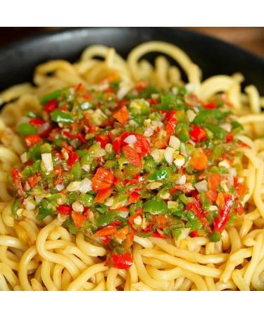 Sichuan specialty spicy Chili sauce and paste 230g/can green&red pepper chopped chili sauce delicious noodle sauce Chinese food instant spicy snacks (Double Pepper Sauce 1can) Double Pepper Sauce 1can - Buy Online on SooperMarket.com