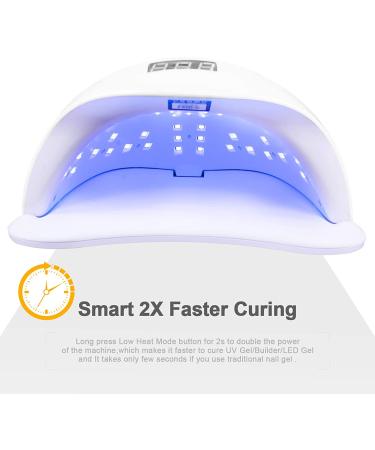 SUNUV 48W UV LED Nail Lamp for Gel Polish Manicure and Pedicure - Professional Dryer with Sensor and 4 Timers - Valentine Gift for Girls Women - Buy Online on SooperMarket.com
