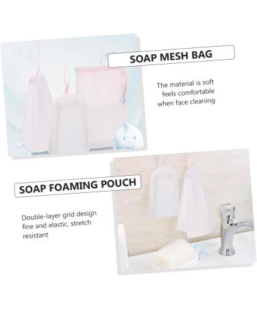SOESFOUFU 6pcs Net Soap Exfoliating Bath Exfoliating Soap Pouch Foaming Nets or - Buy Online on SooperMarket.com
