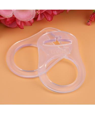 10pcs BPA Free Multi Silicone Pacifier Clips Adapter | Easy to Clean | 20mm Baby Holder - Transparent - International Shipping - Buy Online on SooperMarket.com