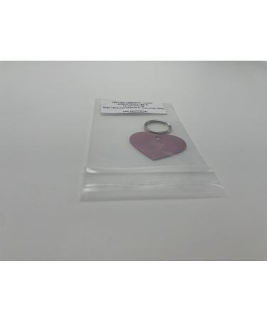 Shop Heart Pet Aluminum | Engraved Dog & Cat Brands | Colorful Light & Robust | Fastening Ring - Pink - Buy Online on SooperMarket.com