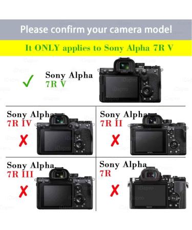 iDaPro Sony Alpha A7R V Screen Protector - 3 Pack Tempered Glass, Easy Installation - Buy Online on SooperMarket.com