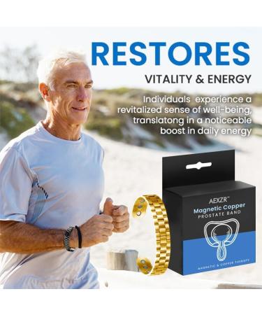 Magnetic Copper Prostate Band Prostapower Magnetic Copper Band Adjustable Length Copper Bracelet Prostate Wristband for Man Woman - Improves Circulation Magnetic Field Jewelry - Buy Online on SooperMarket.com