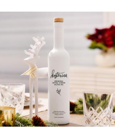 Kosterina Original Extra Virgin Olive Oil - Premium Cold-Pressed Greek EVOO (16.9 oz) | 100% Pure Koroneiki Olives | Superfood | Peppery & Smooth Flavor - Buy Online on SooperMarket.com