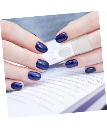 Beavorty 60 Pcs Nail case nail polish protector nail polish holder gel for nails nail art gel finger nail soak off nail polish cap holder nail polish cover nail polish varnish shield hat 4x2cmx3pcs As Shownx3pcs - Buy Online on SooperMarket.com