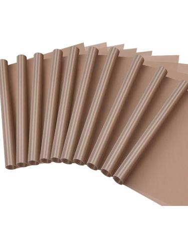 Selizo 10 Pack PTFE Teflon Sheet for Heat Press 16 x 24 Non Stick Heat Resistant Craft Mat
