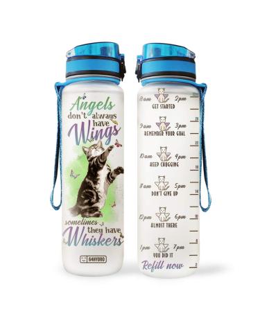 64HYDRO 32oz 1Liter Motivational Fitness Sports Water Bottle with Time Marker & Removable Strainer, Fast Flow, Flip Top Leakproof Durable BPA Free Non-Toxic for Work, Gym and Outdoor Sports HRA1504001