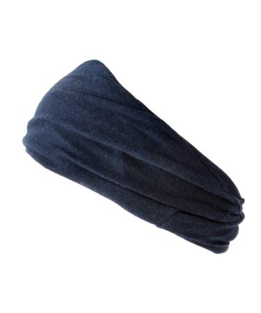 Casualbox Women Made in Japan HeadBand Hair band Organic Cotton Skin Navy(Size: One Size)