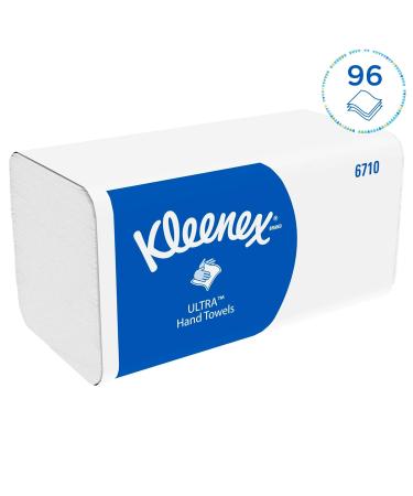 Buy Kleenex Ultra Paper Towels 6710 - 3-Layer V-Fold Soft & Absorbent - 30 Packs of 96 Towels - International Shipping Available - Buy Online on SooperMarket.com