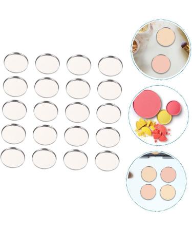 WOFASHPURET Women Supplies 50pcs Eye Shadow Disk Makeup Containers Travel Makeup Tin Empty Eyeshadow Plates Highlighter Miss - Buy Online on SooperMarket.com