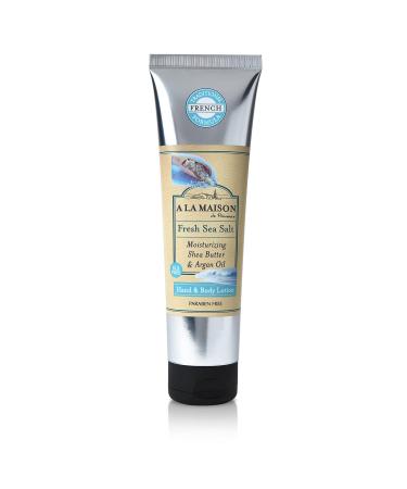 A LA MAISON Fresh Sea Salt Lotion for Dry Skin - Natural Hand and Body Lotion (1 Pack  8 oz Bottle) Fresh Sea Salt 8 Fl Oz (Pack of 1)