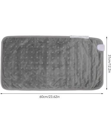 Huairdum Electrical Heating Mat - Soft 6-Gear Heating Blanket for Office Living Room & Bedroom - Comfortable LCD - EU Plug 220-240V (Gray) - Buy Online on SooperMarket.com