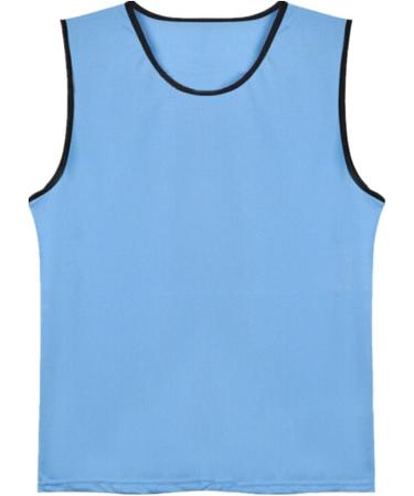 DreamHigh DH Soccer Sports Team Youth Practice Pinnies Training Vests 12-Pack - Sky Blue - Buy Online on SooperMarket.com