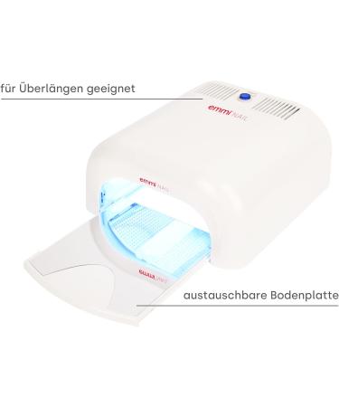 Buy Emmi Nail Classic UV Hardening Lamp BT White | UV Nail Lamp for Gel Nails | 4 Tubes & 2-Minute Timer | Perfect for Stiletto Nails - International Shipping Available - Buy Online on SooperMarket.com