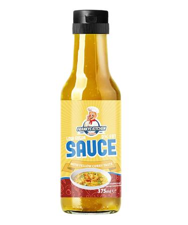 Franky's Bakery Delicious Saucen 375ml (Yellow Curry) - Healthy sauces with delicious taste and significantly fewer calories - classic grill sauces in different flavors yellow curry 375 ml (1 Pack)