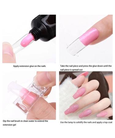 Baqi 12pcs Poly Gel Nail Tip Clips - Quick Building UV LED Clamping & DIY Nail Art Tool for Women & Girls - Buy Online on SooperMarket.com