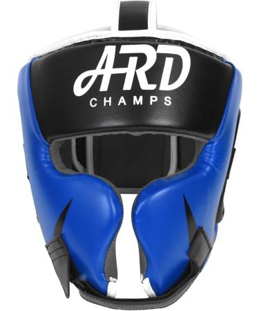 ARD Leather Art MMA Boxing Headgear - Large Blue | For Muay Thai, Sparring, Taekwondo & More - Buy Online on SooperMarket.com