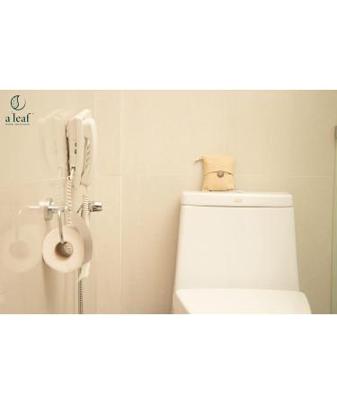 Canada-Made Bamboo Charcoal Air Purifier Bags (3 Large and 4 Small Light Grey) Naturally-Dyed smell and allergen eliminator bags - Buy Online on SooperMarket.com
