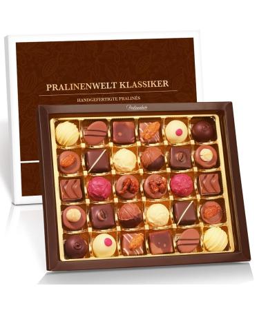 Praline messenger - chocolate world classic with 30 handmade chocolates of German chocolatiers the praline gift chocolates classic 375 g (1 Pack)