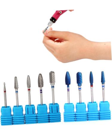 FOMIYES Nail Grinding Head Manicure Drill Bits Set Nail Drill Bits Set Drill Set Polisher Grinding Head Manicure Drill Bits Nail Drill Bits - Buy Online on SooperMarket.com