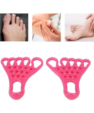Adjustable Toe Foot Stretcher Bunion Corrector & Ankle Brace - Pink Toe Stretch Belt for Muscle Relaxation in Women and Men - Buy Online on SooperMarket.com