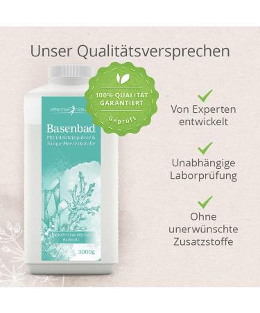 Effective Nature Basenbad 3000g with Sango Sea Coral - Smooth Skin Regenerating After Sport Additive-Free Foot Bath or Wrap - Supports Basenkur (3kg 1 Pack) - Buy Online on SooperMarket.com