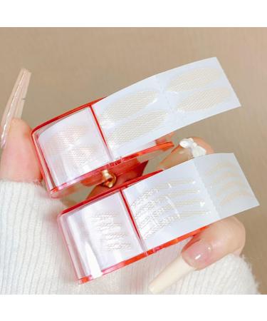 Beavorty Double Eyelid Sticker Strips - Instant Eye Lift for Hooded Eyes | Invisible K Tape | 2 Rolls of Professional Cosmetic Eyelid Tape - Buy Online on SooperMarket.com
