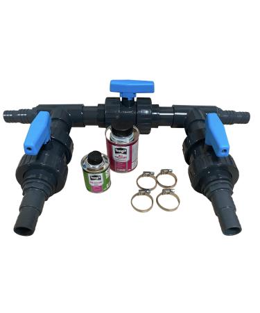 Bypass Set Basic Deluxe Pro | Pool Swimming pool Heat pump Pool heating Solar system