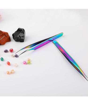 3Pcs Eyelash Extension Tweezers Set - Straight & Curved Styles for Classic Individual Extensions - Buy Online on SooperMarket.com
