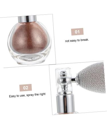 MUSISALY 2pcs Spray Glitter Shimmer Makeup Highlighter Body Highlighter Spray Glitter Highlighter Plastic - Buy Online on SooperMarket.com