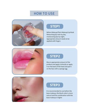 Magic Color Changing Cream for Cheek & Lip - Moisturizing Blush & Lip Gloss - Multi Use Cream Liquid Blush Face Lips Cosmetic (Transparent Clear) - Buy Online on SooperMarket.com