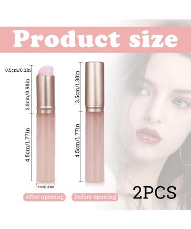 Silicone Lip Brush with Cover - Reusable Round Head Portable Brush for Lip Balm & Concealer - Perfect Gift for Her (Pink - Buy Online on SooperMarket.com