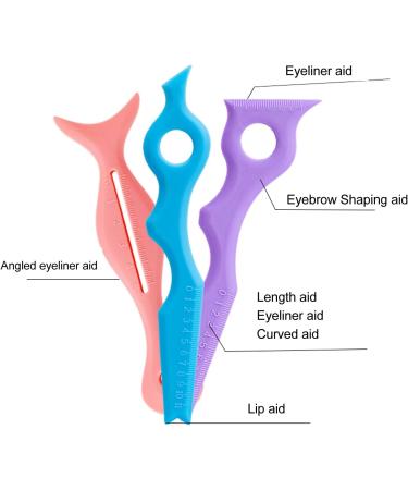Silicone Stencils Eye Makeup Tool for Beginners Eyebrow Shaping Stencils for Mascara Eyeshadow and Eyebrow - Buy Online on SooperMarket.com
