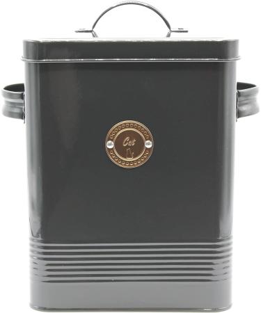 Gardening Naturally Cat Food Biscuit Tin - Food Storage Tin for Cat Food Black - Buy Online on SooperMarket.com
